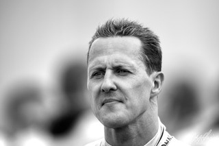 Schumacher in B&W